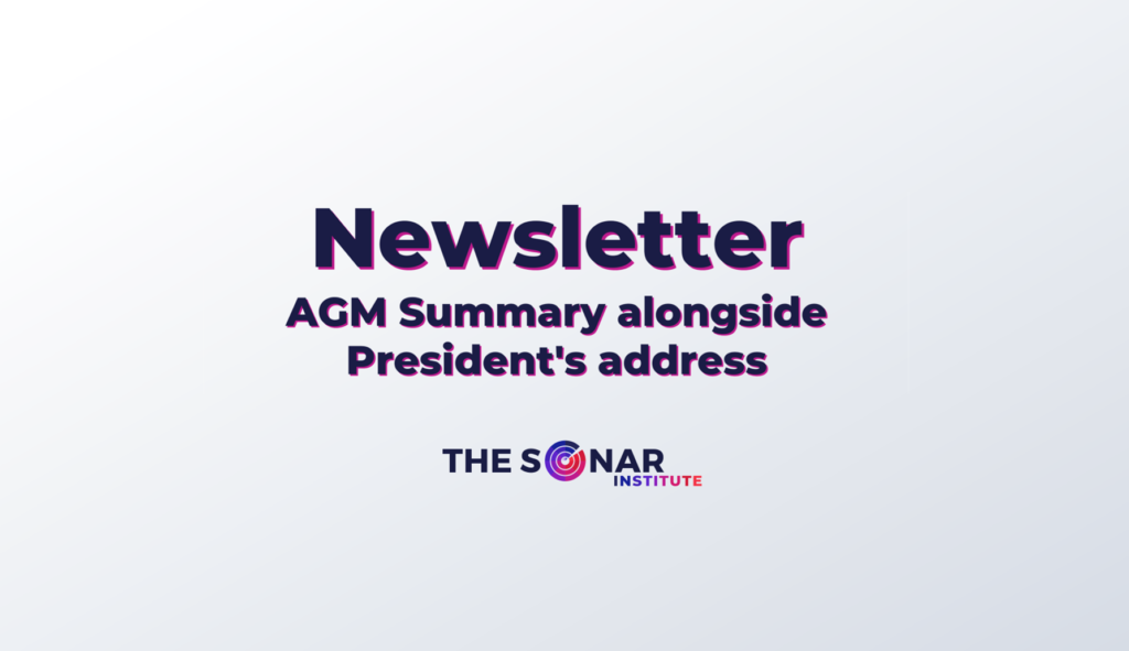 [Email Newsletter] AGM Summary alongside President’s address